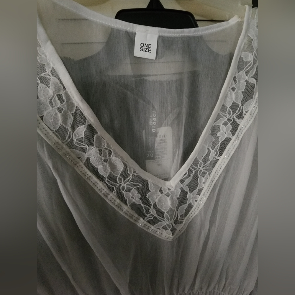 White Bathing Suit Cover-up - Picture 3 of 3